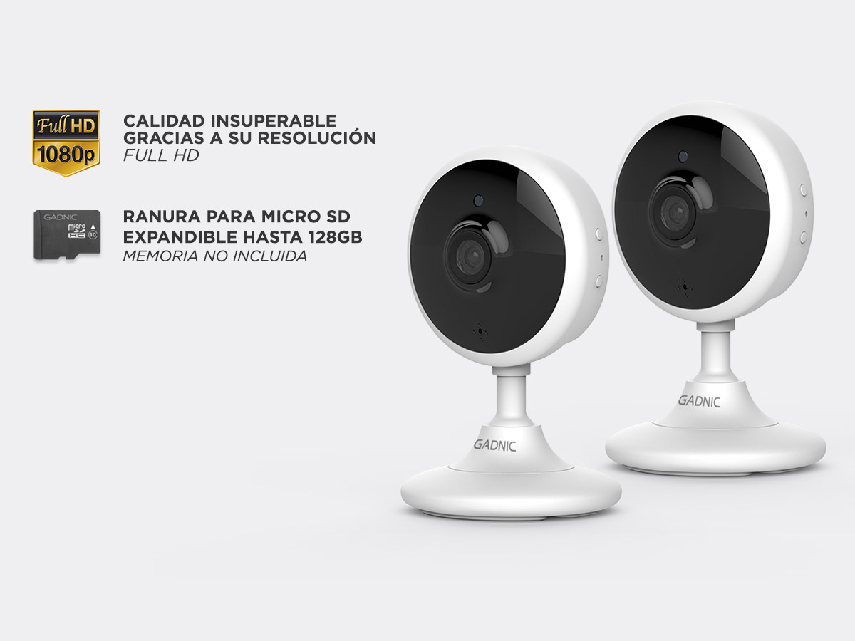 Camaras De Seguridad Baby Call x2 Gadnic 702 Full HD 1920x1080 - Imagen 5