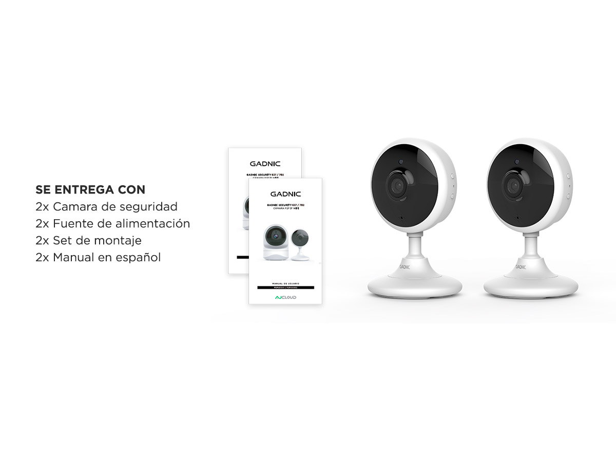 Camaras De Seguridad Baby Call x2 Gadnic 702 Full HD 1920x1080 - Imagen 7