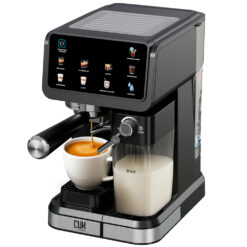 Cafetera Espresso Cuk By Gadnic 20 Bar Espumador De Leche Display Digital Con 9 Funciones