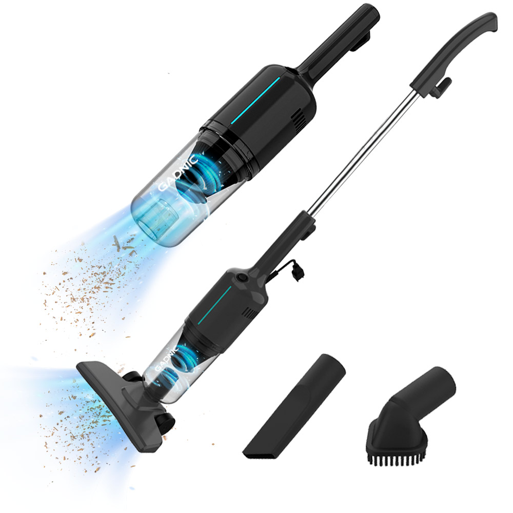 Aspiradora Gadnic 2 En 1 Vertical Y De Mano 600W 15Kpa Filtro HEPA Lavable Cable 5m Deposito 1L