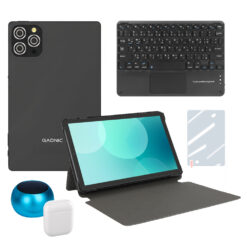 Tablet Gadnic 10.36" 2K RAM 4GB Almacenamiento 64GB Android 10 Qualcomm Snapdragon 615 WiFi Bluetooth USB C Teclado Accesorios