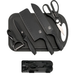 Set Cuchillos 7 Piezas Gadnic Cocina Acero Inoxidable