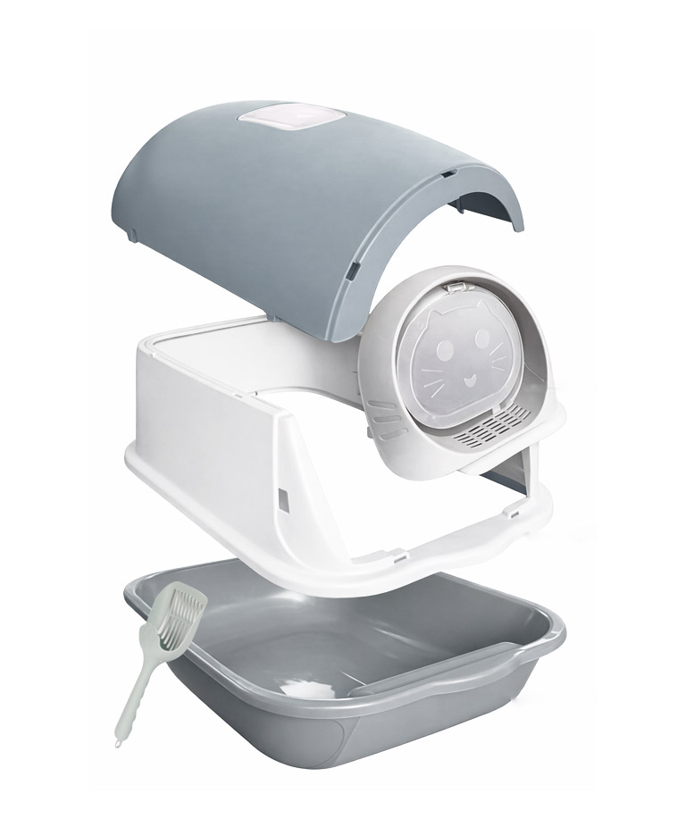 Arenero Cerrado Para Gatos Gadnic PEPT01 Litera Bandeja Anti Olor Con Pala - Imagen 7