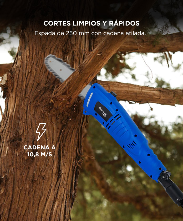 Sierra de Altura Gadnic Extensible Eléctrica 750 W 180-270 cm 250 mm - Imagen 3