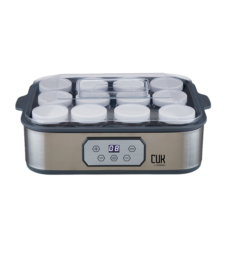 Yogurtera Cuk By Gadnic 216 Lts 12 Frascos x180ml Display Control Temperatura y Tiempo - Imagen 5