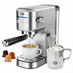 Cafetera Espresso Cuk By Gadnic 20 Bar 3 en 1 Cápsulas Café Molido Jarrito