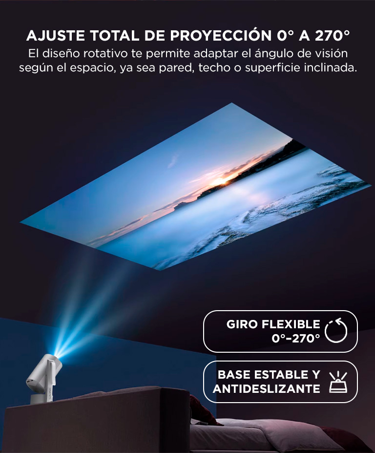 Proyector Inalámbrico Gadnic Full HD 1920x1080 Auto Enfoque Automático 250 ANSI Lumenes - Imagen 4