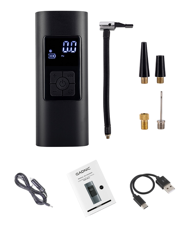 Inflador Portatil Gadnic Bateria Auto 6000mah - Imagen 7