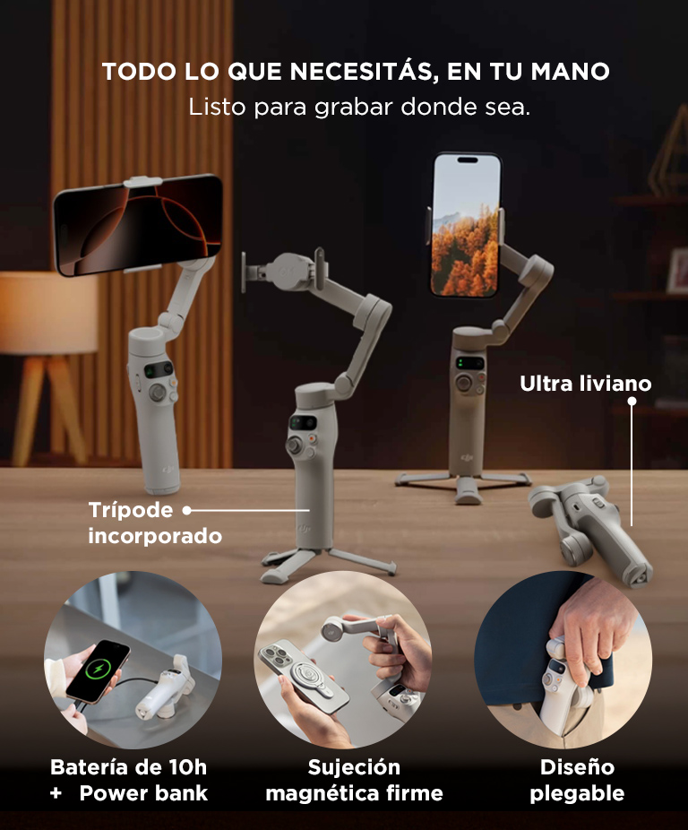 Estabilizador Para Celular DJI Osmo Mobile 7 - Imagen 5