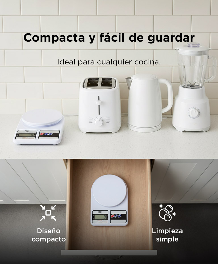 Balanza De Cocina Gadnic Digital Hasta 10 Kg - Imagen 5