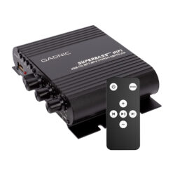 Amplificador BT Gadnic Para Auto Alta Potencia Con Conexion Inalambrica Control Remoto Para Sistema De Audio