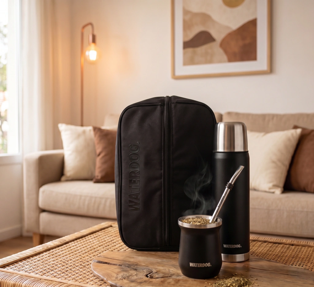 Set Matero 5 Waterdog - Matero + Termo 1l + Mate 240ml + Bombilla