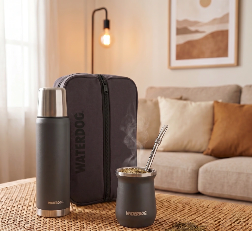 Set Matero 5 Waterdog - Matero + Termo 1l + Mate 240ml + Bombilla