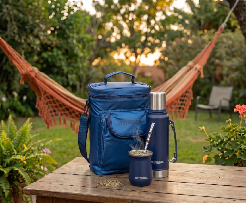 Set Matero 2.0 Waterdog - Matero + Termo 1l + Mate 240ml + Bombilla