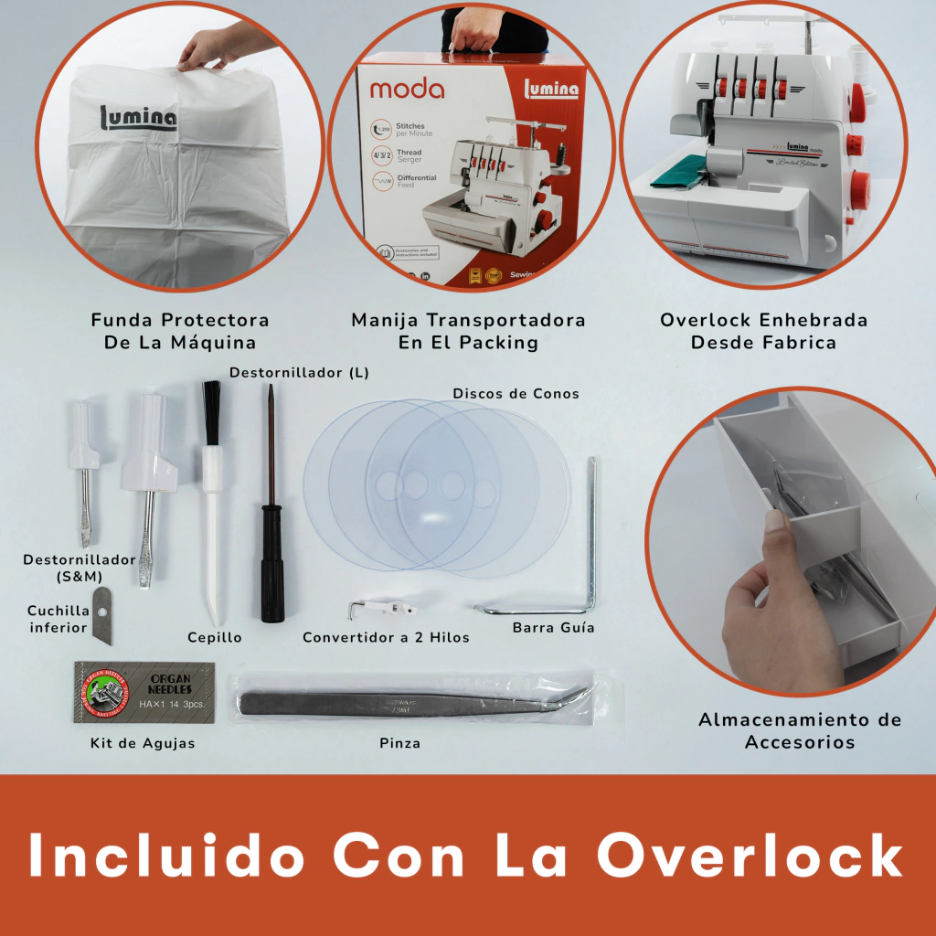 Lumina Moda Overlock - Imagen 9