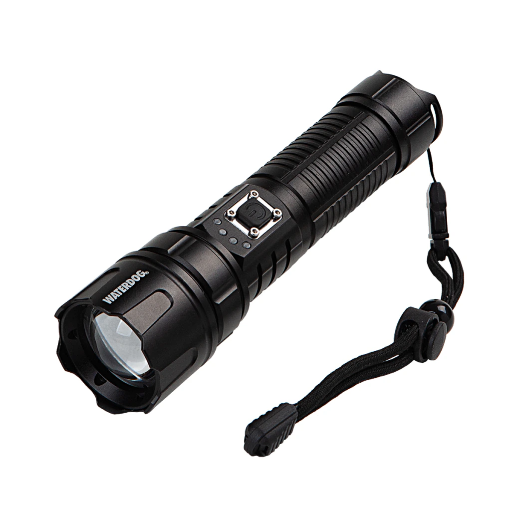 Linterna tática recargable Waterdog WOLX68 - 1000 lúmenes.