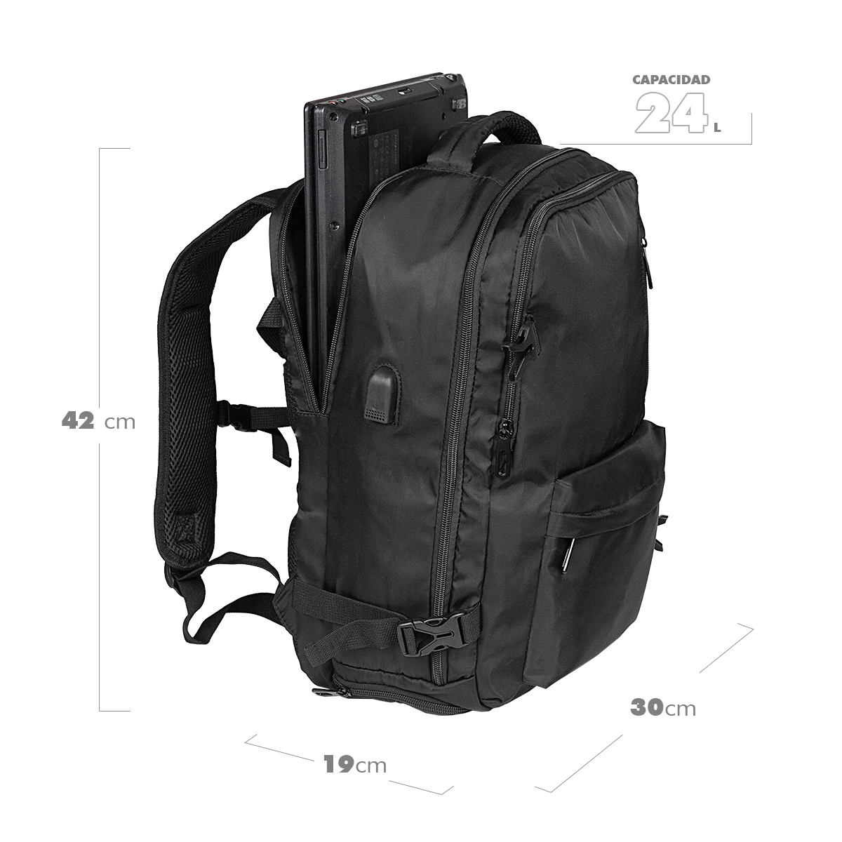 Mochila urbana Waterdog Health24 - 24 l - Imagen 10