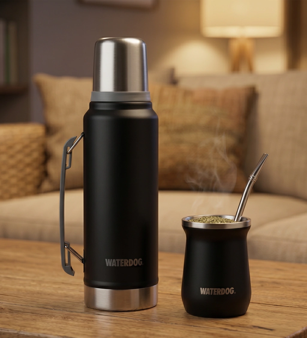 Combo Matero Waterdog - Termo Ombu 1l + Mate Zoilo 240ml
