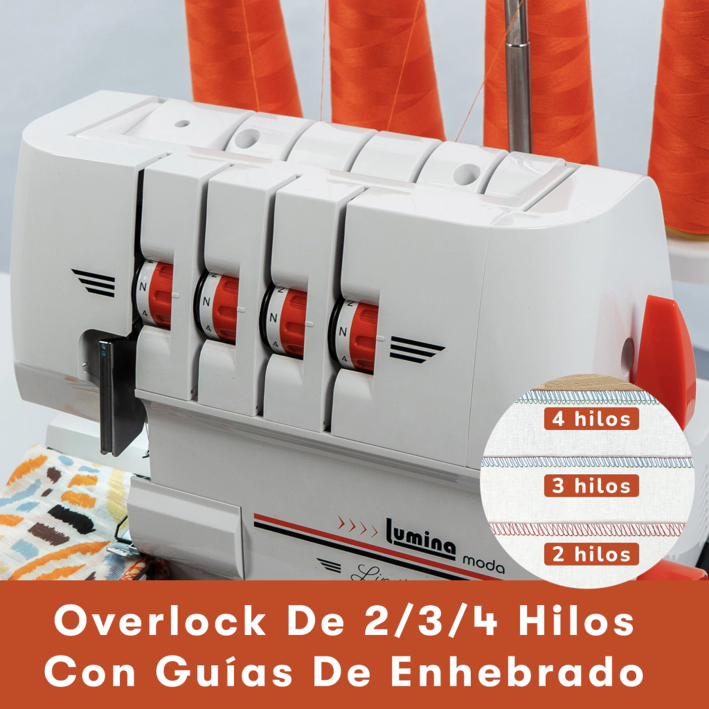 Lumina Moda Overlock - Imagen 3