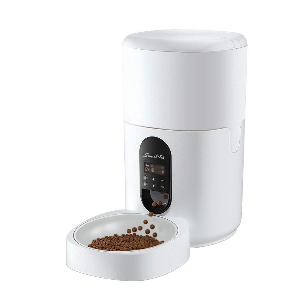 Dispenser Autom??tico de comida para Animales con Control De Voz +AFs-PF100+AF0-