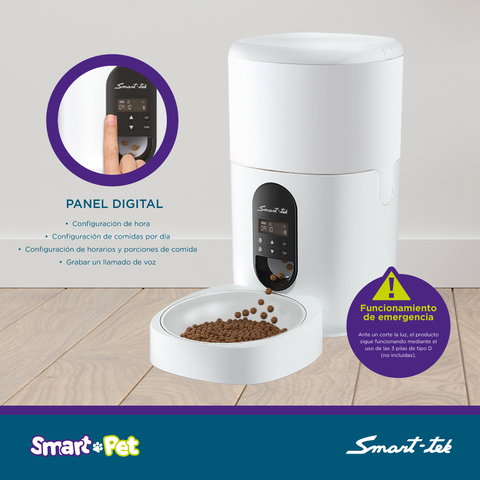 Dispenser Autom??tico de comida para Animales con Control De Voz +AFs-PF100+AF0- - Imagen 2