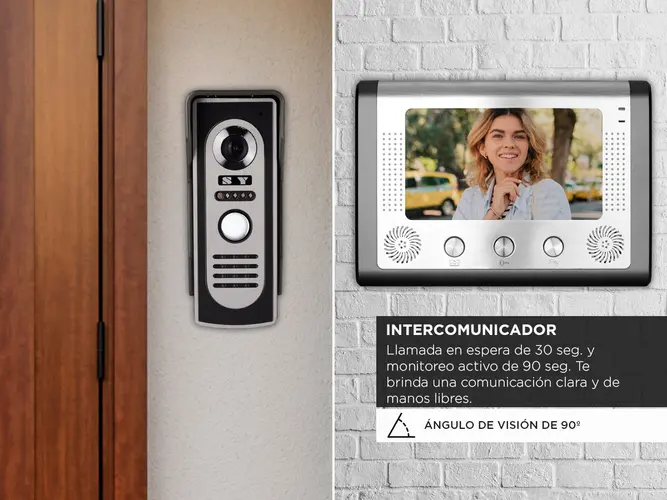 Portero Visor Eléctrico Timbre Gadnic Pantalla LCD Con Cámara - Imagen 5