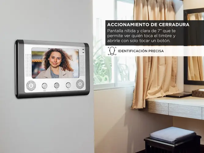 Portero Visor Eléctrico Timbre Gadnic Pantalla LCD Con Cámara - Imagen 6