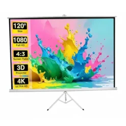 Pantalla Proyector Gadnic 120 Manual Con Trípode