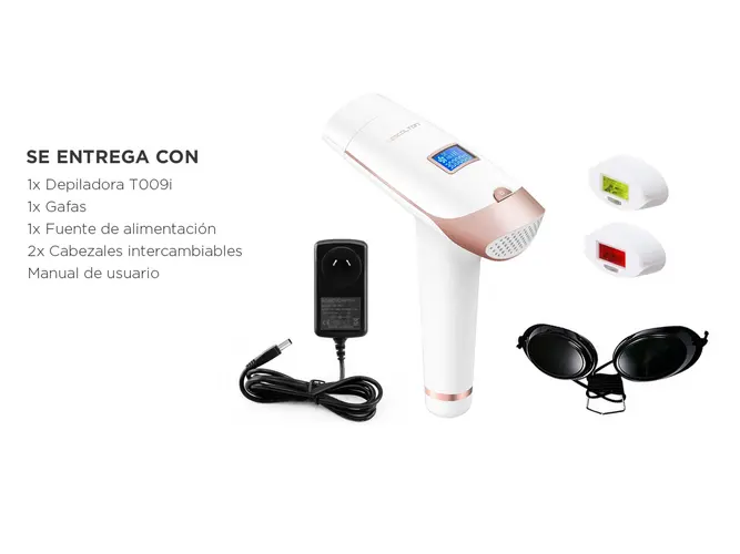 Depiladora IPL Laser LESCOLTON T009i 2 Cabezales - Imagen 7