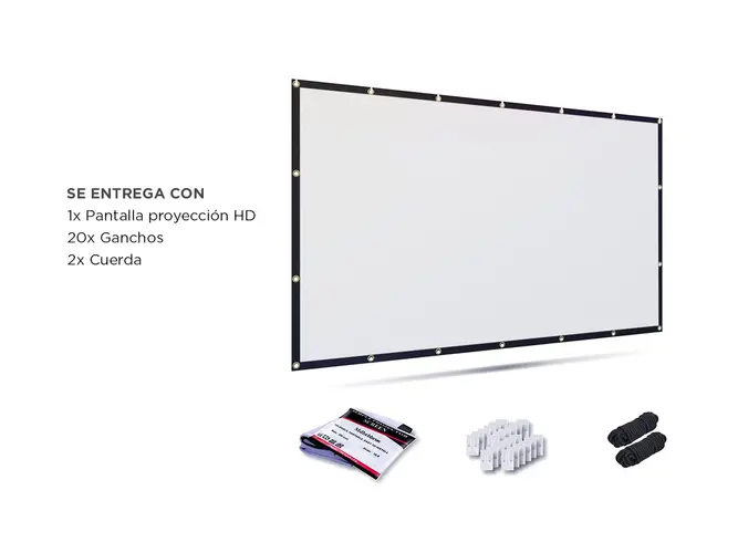Pantalla de Proyector Gadnic 120 Portátil Visión 360 - Imagen 5