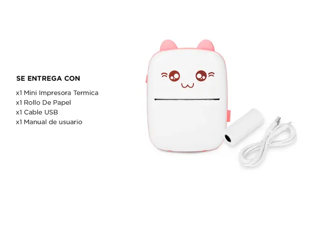 Mini Impresora Térmica Portátil Gadnic - Imagen 7