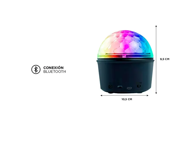 Proyector Parlante Gadnic L43TG Bluetooth Luz Led Rgb - Imagen 4