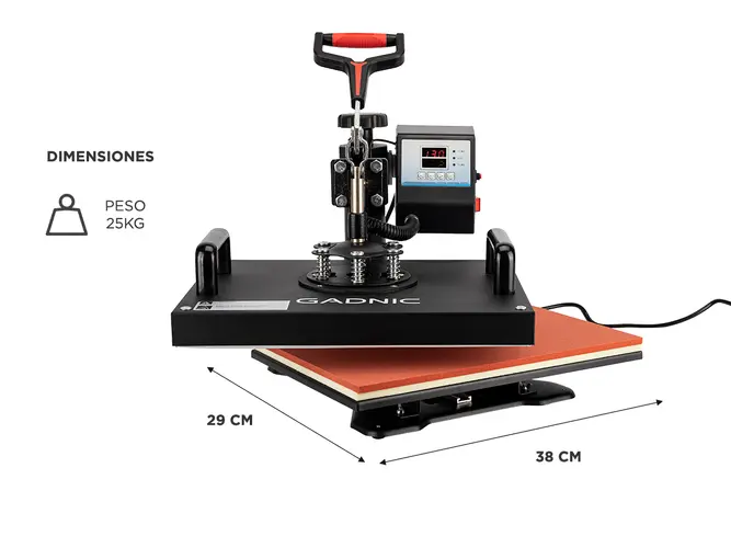 Máquina de Estampado Combinada Gadnic MS5 Multifuncional Diez en Uno - Imagen 6