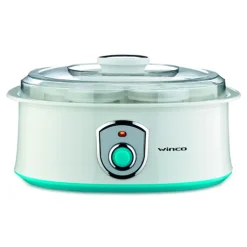 Yogurtera Electrica Winco W630 Maquina De Yogurt  7 Vasos con tapa