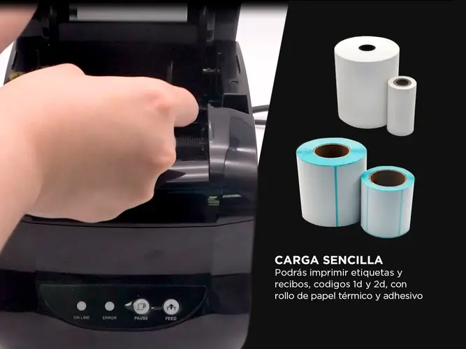Impresora Térmica Directa XPrinter 365B de Etiqueta - Imagen 3