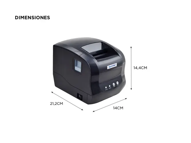 Impresora Térmica Directa XPrinter 365B de Etiqueta - Imagen 6