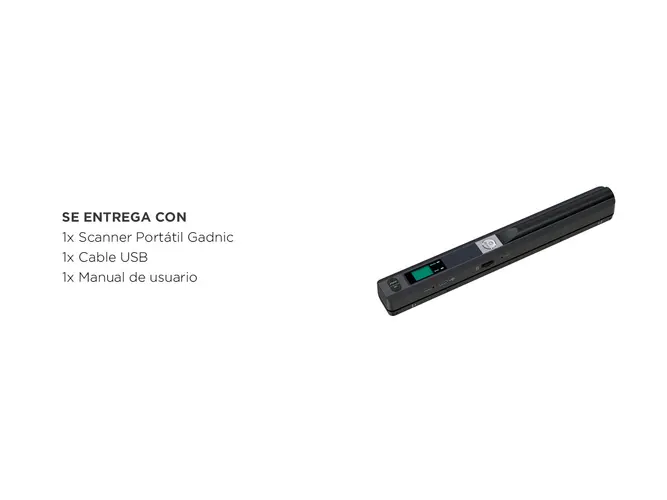 Scanner Portatil Gadnic A4 300 600 900 DPI PDF JPG Sensor Contacto Color 32 Bit USB Mini 20 Apagado Automatico - Imagen 6