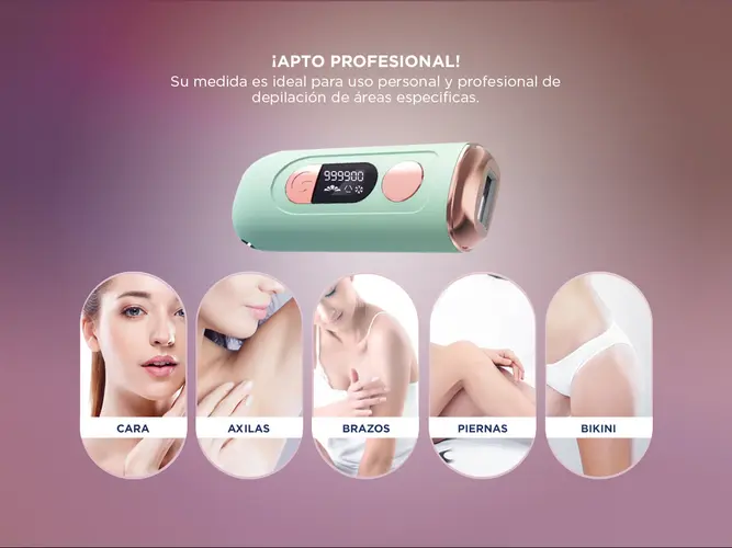 Depiladora Láser IPL Care By Gadnic Flyz - Portátil 5 Niveles de Potencia Uso Unisex Tecnología de Luz Pulsada - Imagen 5