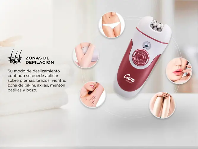 Depiladora eléctrica 4 en 1 Gadnic para mujer pierna cara inalámbrica recargable USB - Imagen 5