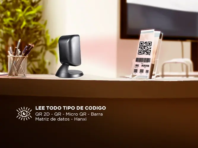 Lector de Código de Barras Gadnic EasyScan Omnidireccional 2D USB Scanner - Imagen 5