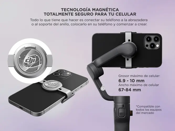Estabilizador DJI Osmo Mobile 6 - Imagen 3