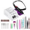 Torno Para Uñas Care By Gadnic T20K Manicura Brocas Limas Giro Reversible