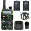 Handy Baofeng UV-5R 8w Camuflado Bi-Banda Hasta 12km  2 Baterías y Manos Libres