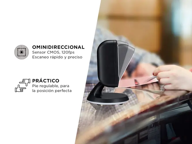 Lector de Código de Barras Gadnic EasyScan Omnidireccional 2D USB Scanner - Imagen 4
