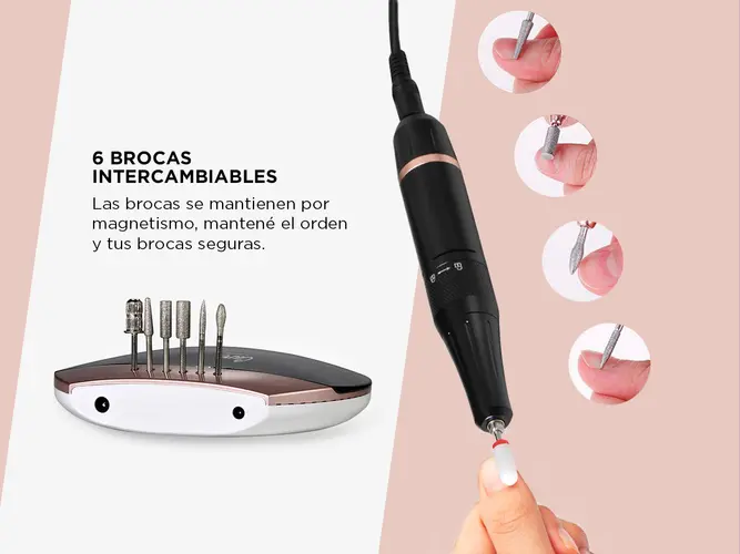 Torno Para Uñas Gadnic Centro Pulido Manicura con Pantalla Tactíl - Imagen 4