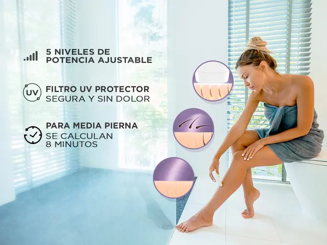 Depiladora IPL Laser Care By Gadnic T006i 300000 Pulsos - Imagen 3