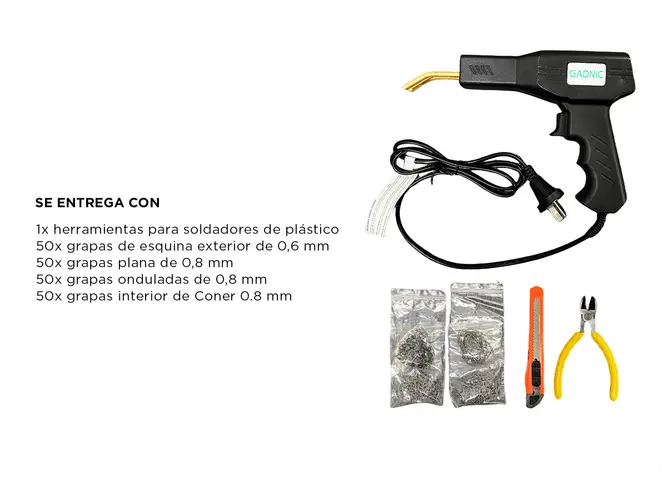 Pistola Soldadora de Plástico Gadnic 36W De Rápido Calentamiento - Imagen 6