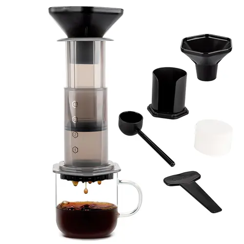Kit Cafetera Gadnic CukPress Prensa Tipo Aeropress Portátil Accesorios