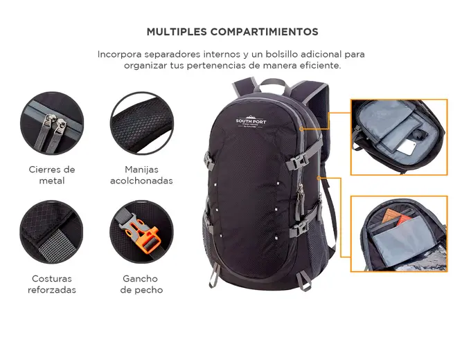 Mochila Plegable Ziyen Capacidad 40L - Imagen 4
