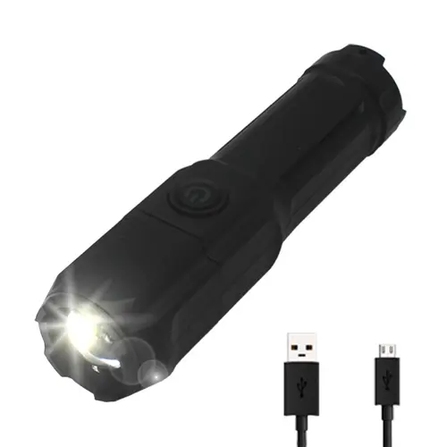 Linterna Táctica Gadnic Led Multiuso Caza Camping Carga Usb